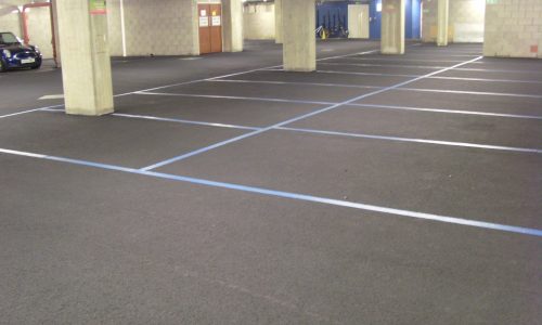 car park cleaning after